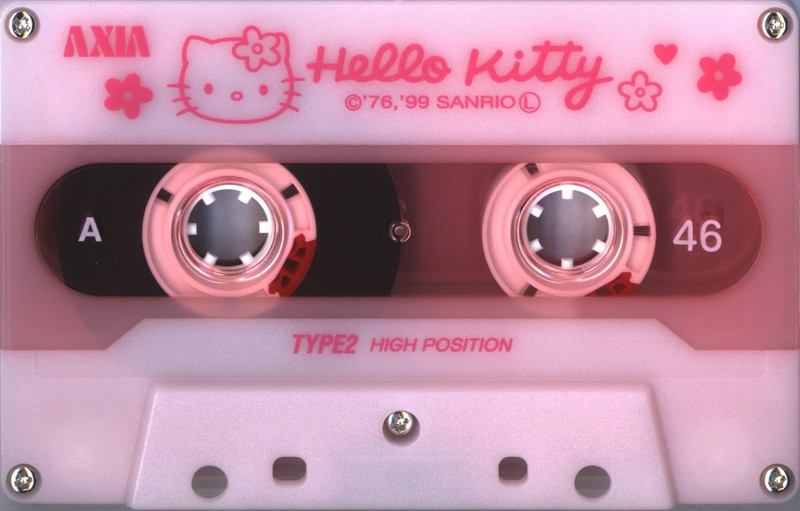 Compact Cassette AXIA Hello Kitty 46 "HK2 46" Type II Chrome 1999 Japan