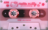 Compact Cassette AXIA Hello Kitty 46 "HK2 46" Type II Chrome 1999 Japan