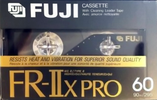 Compact Cassette Fuji FR-IIx Pro 60 Type II Chrome 1989 North America