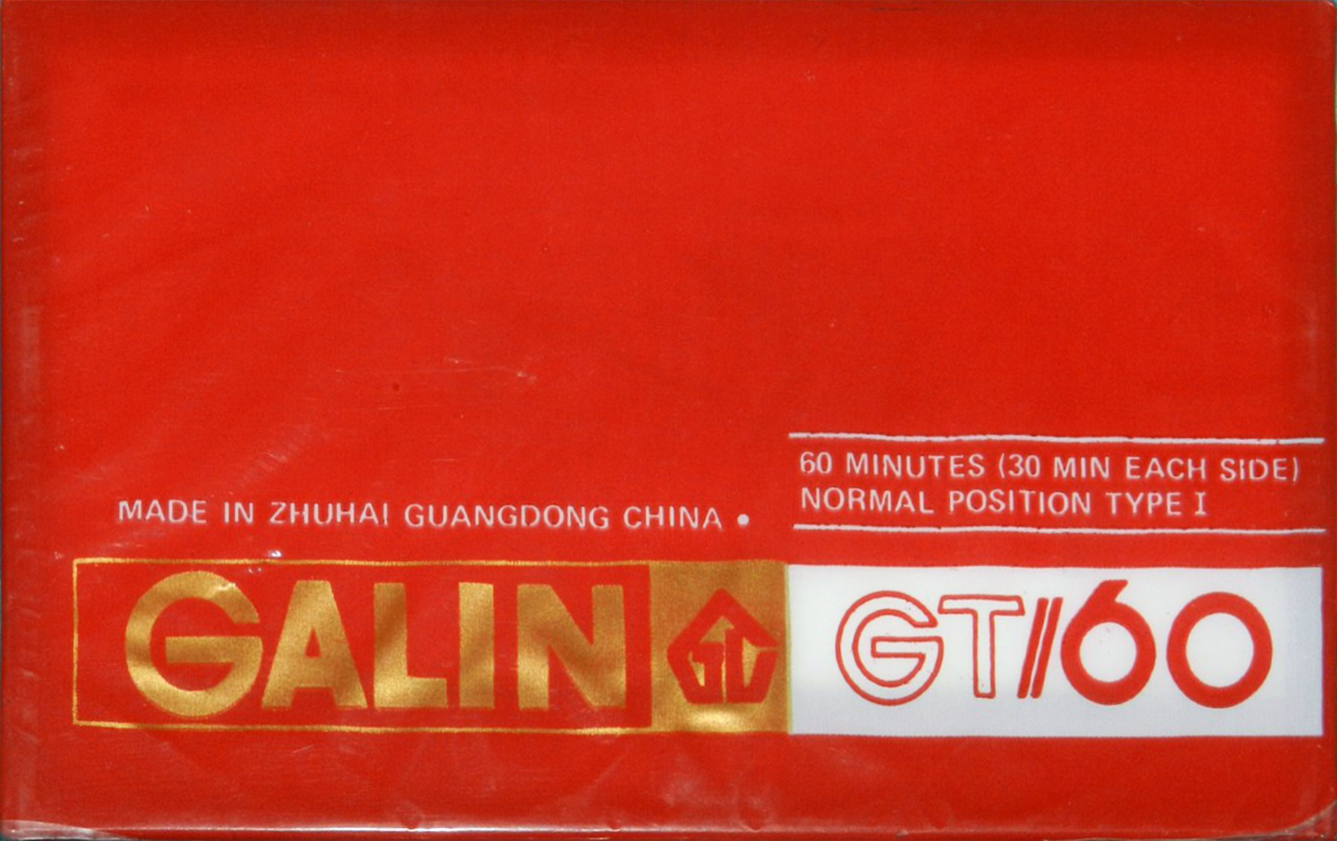 Compact Cassette Galin GT 60 Type I Normal 1990 Worldwide