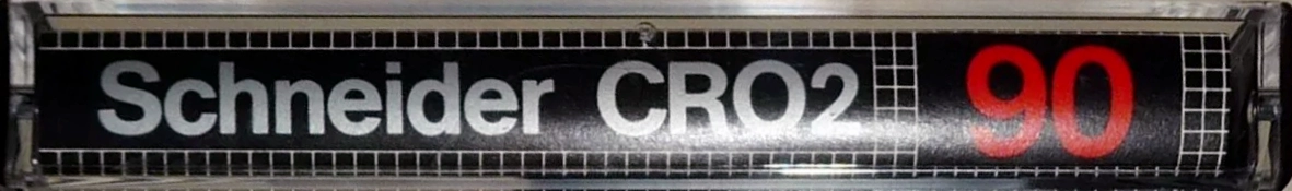 Compact Cassette Schneider CRO2 90 Type II Chrome 1980 Germany