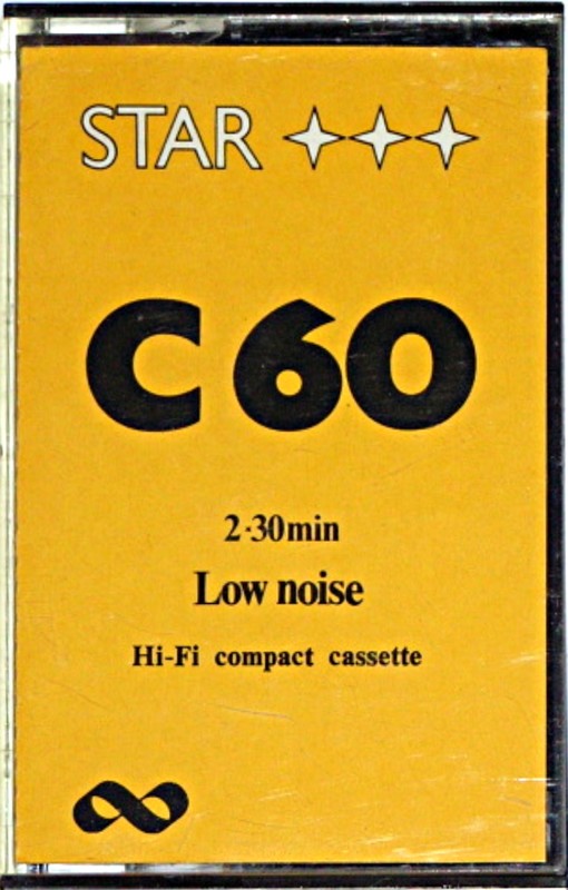 Compact Cassette Star 60 Type I Normal Unknown Country