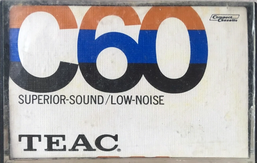 Compact Cassette Teac 60 Type I Normal 1977 Japan