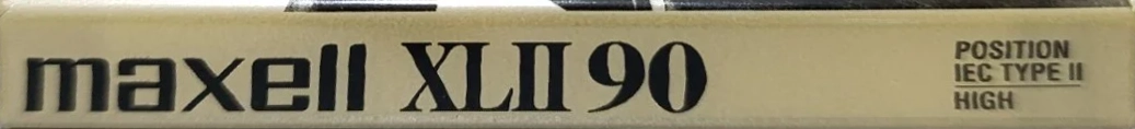Compact Cassette Maxell XLII 90 Type II Chrome 2000 North America