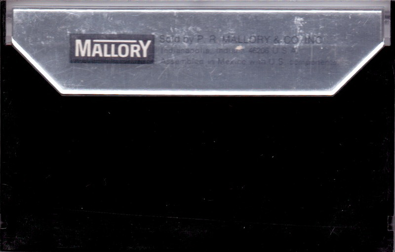 Compact Cassette Mallory LNF 60 Type I Normal 1970 USA
