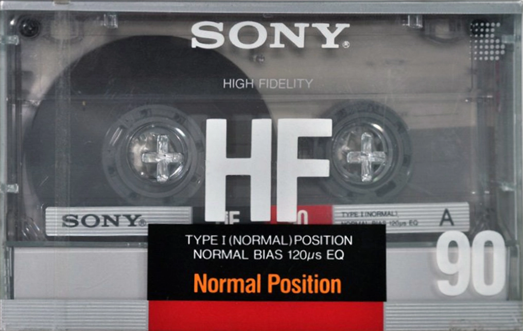 Compact Cassette Sony HF 90 Type I Normal 1988 Japan
