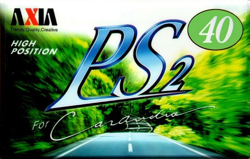 Compact Cassette AXIA PS-II / PS-2 40 "PS2K 40" Type II Chrome 1998 Japan
