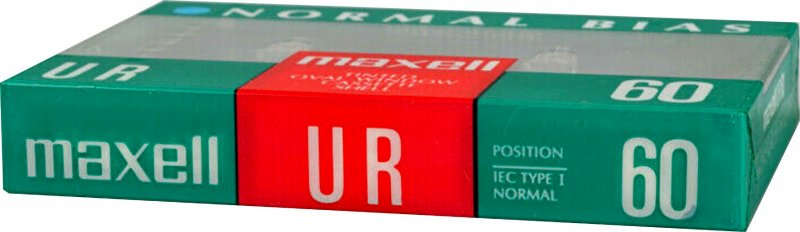 Compact Cassette Maxell UR 60 Type I Normal 1992 North America