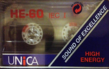 Compact Cassette Unica 60 "HE" Type I Normal