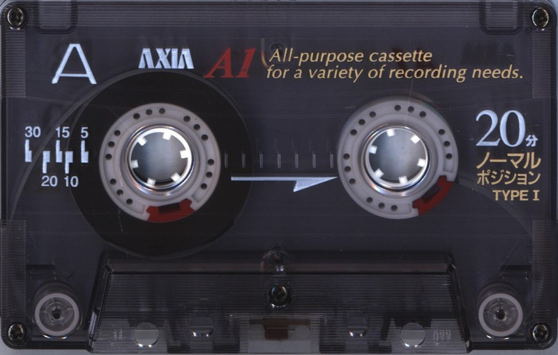 Compact Cassette AXIA A1 20 "A1SB 20" Type I Normal 1997 Japan
