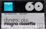 Compact Cassette Magna Dynamic Plus 60 Type I Normal 1978 Europe