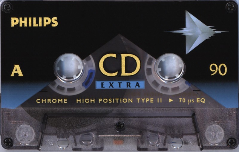 Compact Cassette Philips CD Extra 90 Type II Chrome 1994 Europe