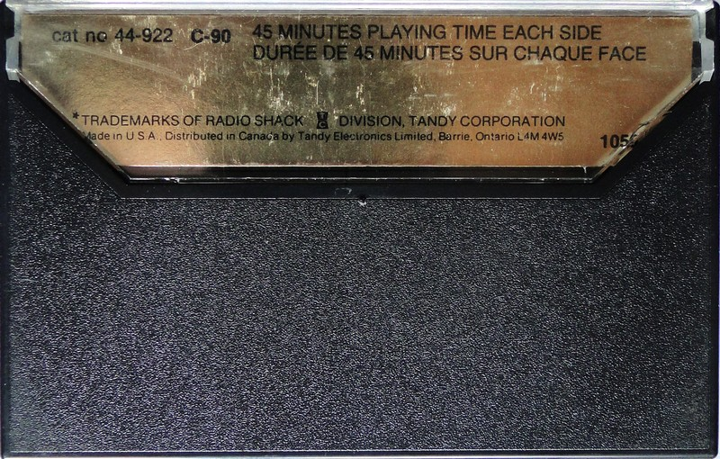 Compact Cassette SUPERTAPE Gold 90 Type I Normal 1978 USA