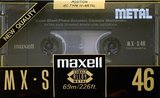 Compact Cassette Maxell MX-S 46 Type IV Metal 1992 Europe