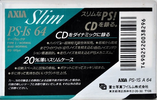 Compact Cassette AXIA PS-Is 64 "PS-1S A 64" Type I Normal 1990 Japan