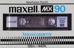 Compact Cassette Maxell MX 90 Type IV Metal 1980 USA
