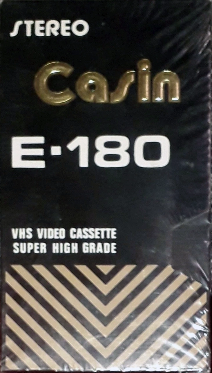 VHS, Video Home System Casin 180 Type I Normal Europe