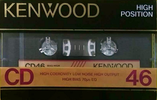Compact Cassette Kenwood CD 46 Type II Chrome 1985 Japan