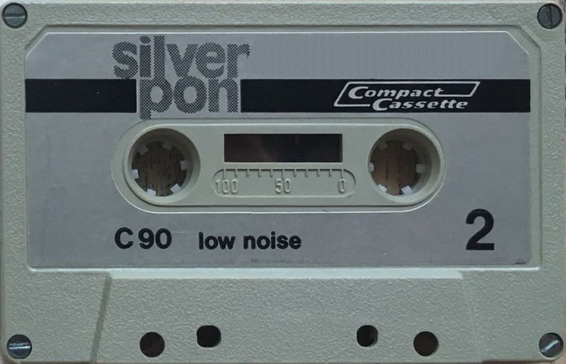 Compact Cassette Silver Pon low noise 60 Type I Normal 1978 Europe