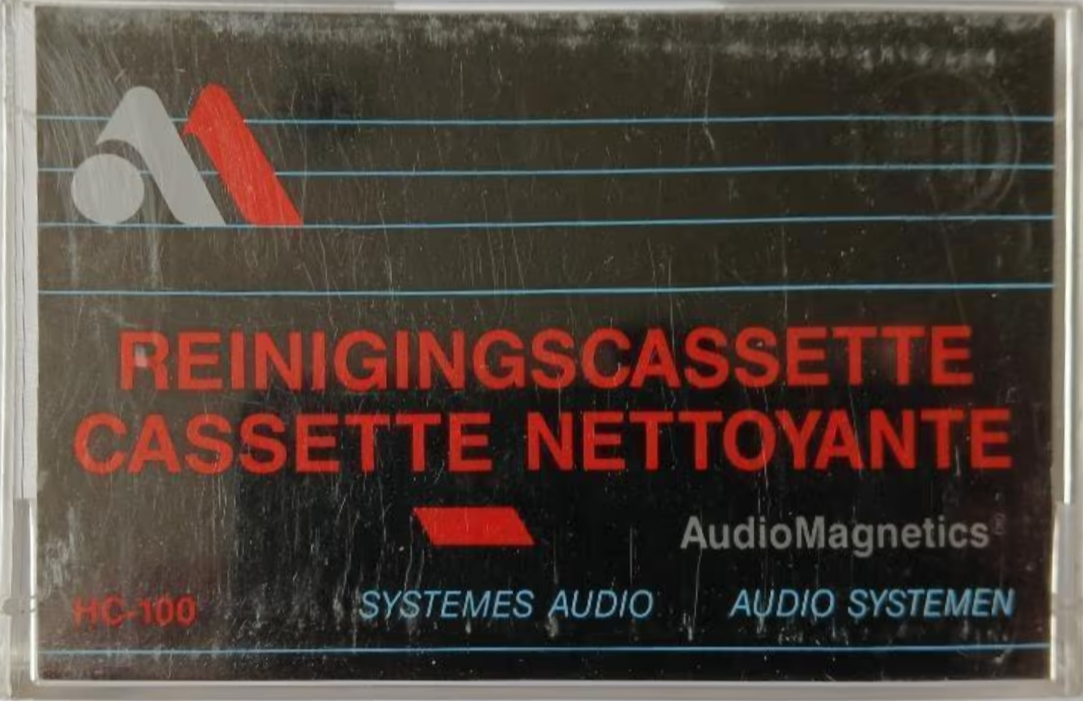 Compact Cassette Audio Magnetics "HC-100" Cleaning Cassette 1986 Europe