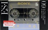 Compact Cassette Sony ES-I 60 Type I Normal 1991 North America
