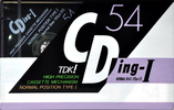 Compact Cassette TDK CDing 1 54 "CDING1-54" Type I Normal 1989 Japan