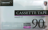 Compact Cassette Hidisc 90 "HDAT90N1P" Type I Normal Japan