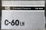 Compact Cassette SH 1957 60 "LN" Type I Normal Hong Kong