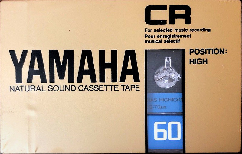 Compact Cassette Yamaha CR 60 Type II Chrome 1982 Worldwide