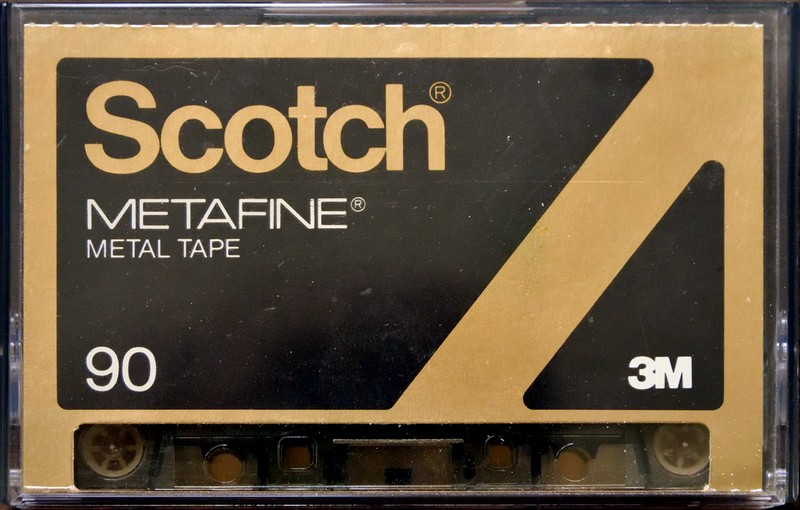 Compact Cassette Scotch Metafine 90 Type IV Metal 1981 USA