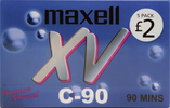 5 pack Maxell XV 90 "PLU 157578" Type I Normal 2002 Europe