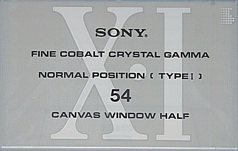 Compact Cassette Sony XI 54 Type I Normal 1991 Japan
