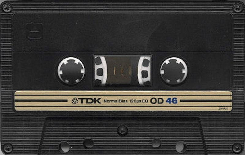 Compact Cassette TDK OD 46 Type I Normal 1982 Japan