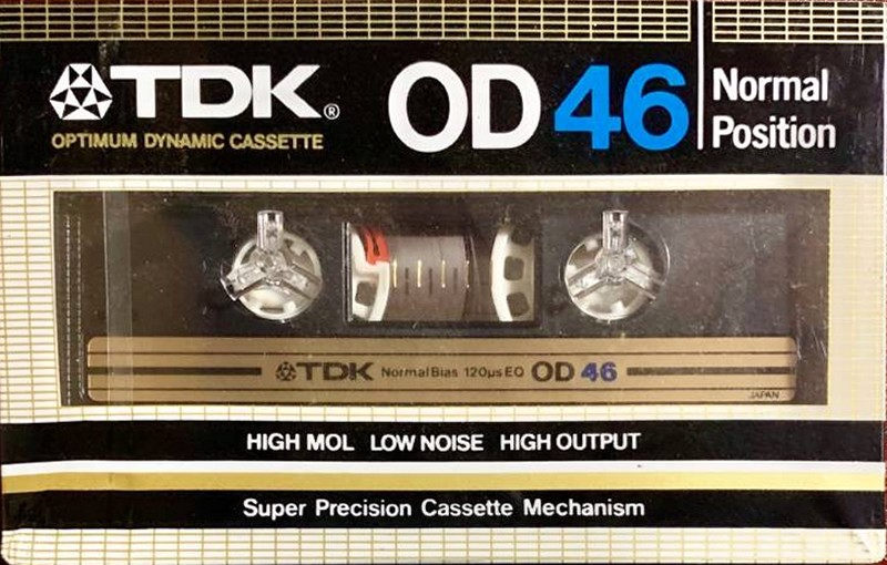 Compact Cassette TDK OD 46 Type I Normal 1982 Japan