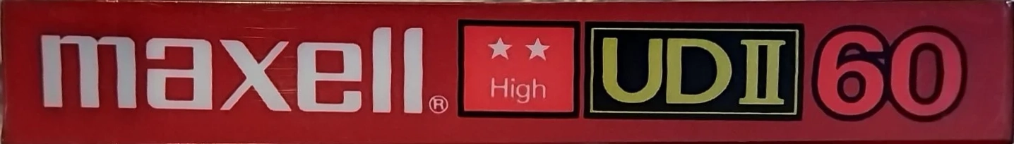 Compact Cassette Maxell UDII / UD2 60 Type II Chrome 1986 Japan