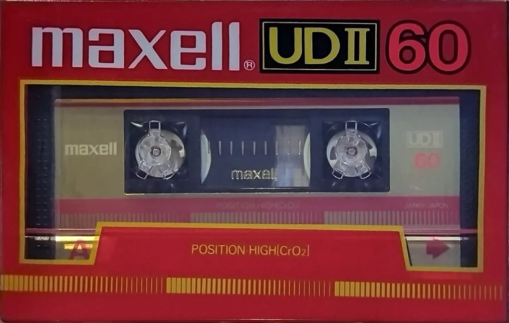 Compact Cassette Maxell UDII / UD2 60 Type II Chrome 1986 Japan