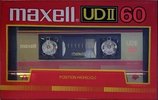 Compact Cassette Maxell UDII / UD2 60 Type II Chrome 1986 Japan