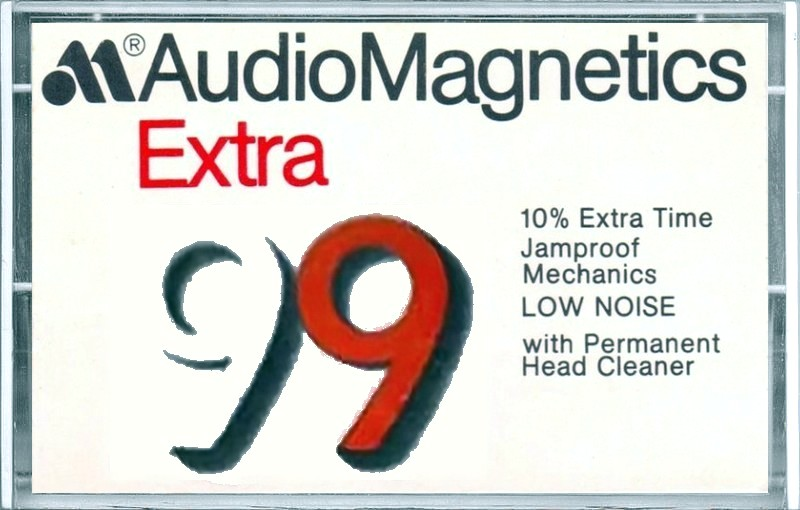 Compact Cassette Audio Magnetics Extra 90 Type I Normal 1975 Europe