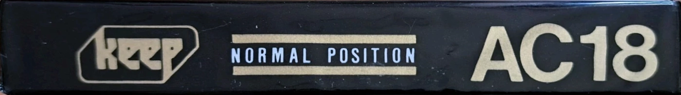 Compact Cassette KEEP AC 18 Type I Normal 1982 Japan