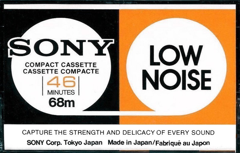 Compact Cassette Sony 46 Type I Normal 1976 USA