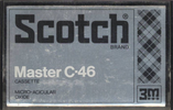 Compact Cassette Scotch Master 46 Type I Normal 1976 Japan
