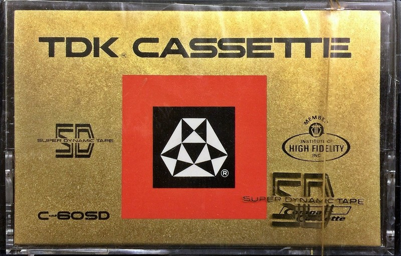 Compact Cassette TDK SD 60 "C-60SD" Type I Normal 1971 USA