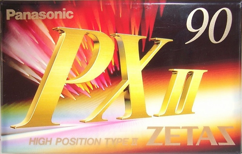 Compact Cassette Panasonic PX II 90 "RT-90PX2" Type II Chrome 1994 Japan