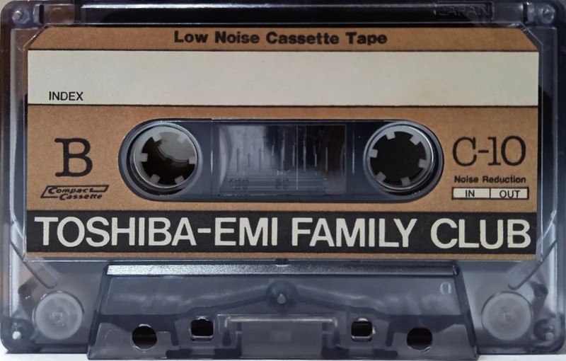 Compact Cassette Toshiba EMI 10 "Family Club" Type I Normal 1973 Japan