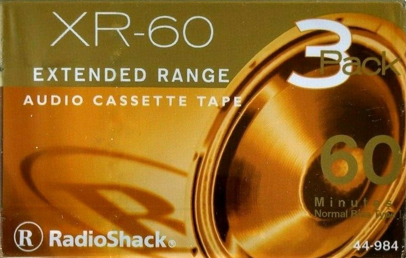 3 pack Radio Shack XR 60 "440-0984" Type I Normal 2002 USA