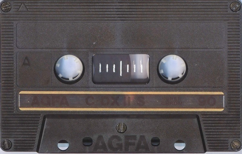Compact Cassette AGFA C-DX II S 90 Type II Chrome 1987 Europe