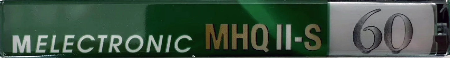 Compact Cassette Melectronic MHQ II-S 60 Type II Chrome 1990 Switzerland