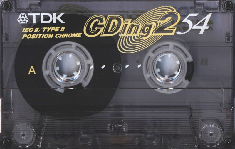 Compact Cassette TDK CDing 2 54 "CDING2-54EC" Type II Chrome 2001 Europe