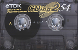 Compact Cassette TDK CDing 2 54 "CDING2-54EC" Type II Chrome 2001 Europe