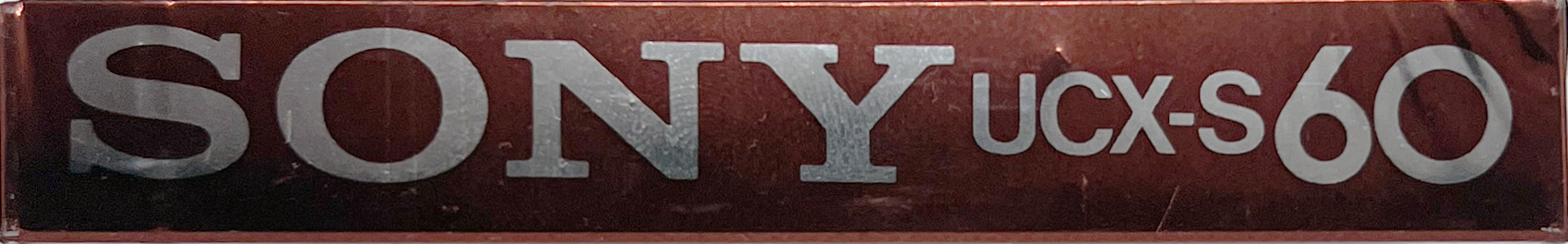 Compact Cassette Sony UCX-S 60 Type II Chrome 1982 Canada